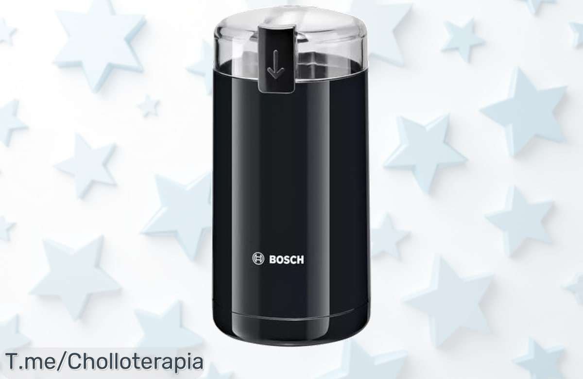 Molinillo De Café Bosch A Precio Loco: Cuchillas De Acero Que Transforman Tus Mañanas En Un Festín. ¡Aprovecha Este Ofertón Limitado Y Saborea La Diferencia!