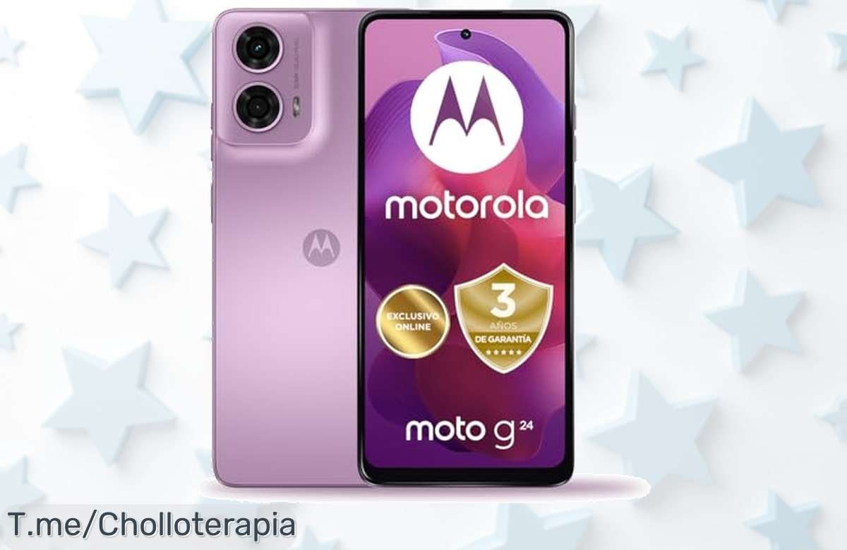 Motorola Moto G24: ¡Super chollo con 8 GB de RAM y cámara de 50 MP! Mejora tus fotos y sonido. Oferta limitada, actúa ya y no te quedes sin el tuyo.