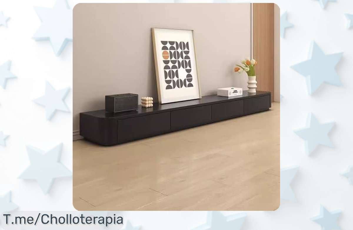 Mueble De TV Flotante En Ofertón: Gran Capacidad Para Tus Dispositivos Y Diseño Que Ahorra Espacio. ¡Compra Ahora Antes De Que Se Agoten, No Te Quedes Sin Él!
