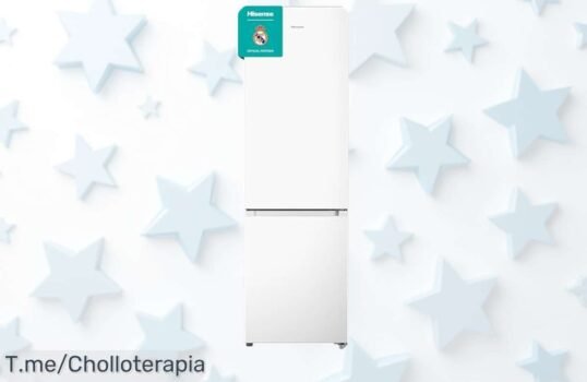 No te pierdas este ofertón: Frigorífico Hisense Combi, con 269L de pura capacidad y diseño adaptable ¡Aprovecha este super chollo antes que desaparezca!