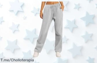 No te pierdas este ofertón: pantalones deportivos jogger para mujer a un precio loco, con elasticidad y bolsillos ¡Apresúrate, la oferta vuela y es por tiempo limitado!