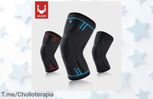 No te pierdas este ofertón: rodilleras elásticas que cuidan tus piernas y mejoran tu rendimiento en deportes ¡Aprovecha este super chollo antes de que se agoten!