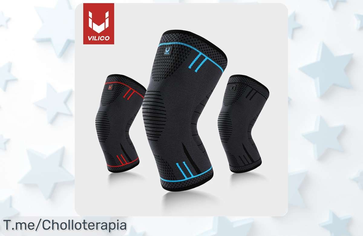No te pierdas este ofertón: rodilleras elásticas que cuidan tus piernas y mejoran tu rendimiento en deportes. ¡Aprovecha este super chollo antes de que se agoten!