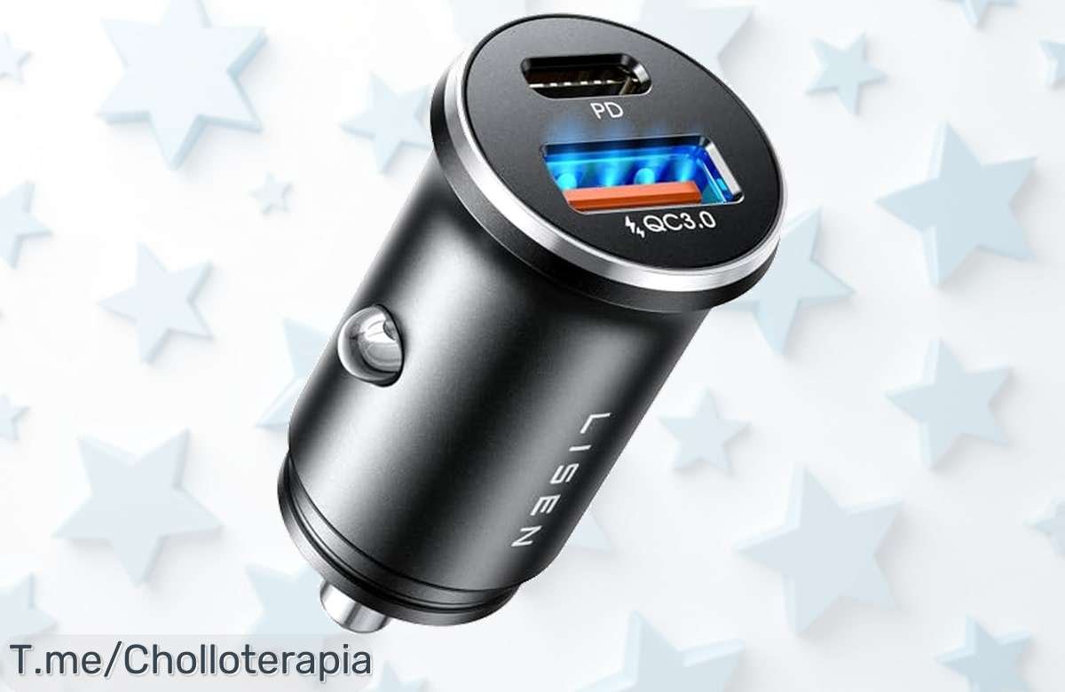 No te quedes sin tu cargador rápido para coche: oferta única con USB C y A al mejor precio de la historia, ¡aprovecha el descuento brutal antes de que se agote!