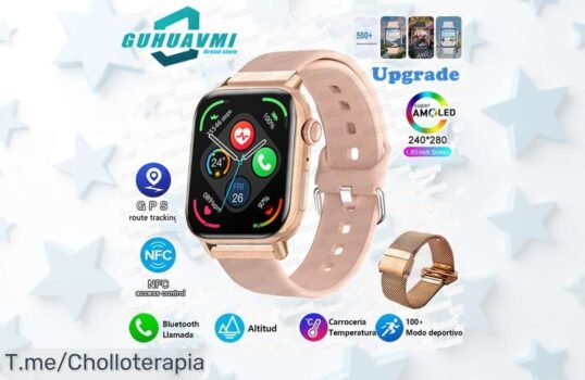 Obtén el Reloj Inteligente Series 10 en un precio loco: GPS, NFC y más de 500 fondos personalizados ¡No pierdas esta oferta única, compra ahora antes que se agote!