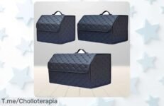 Organiza tu maletero con la caja de almacenamiento plegable a precio loco y maximiza el espacio de tu coche, no pierdas este super chollo disponible solo por tiempo limitado