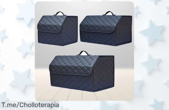 Organiza tu maletero con la caja de almacenamiento plegable a precio loco y maximiza el espacio de tu coche, no pierdas este super chollo disponible solo por tiempo limitado