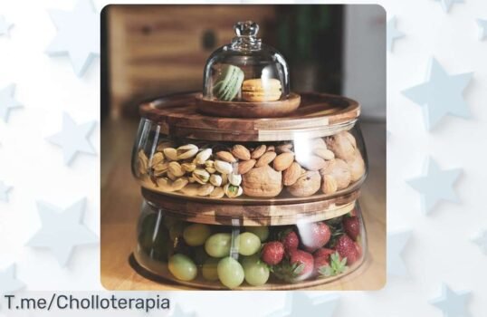 Organiza tus aperitivos con estilo: ¡Descubre los contenedores de vidrio y madera a un precio loco! Oferta limitada, no te quedes sin ellos antes que vuelen