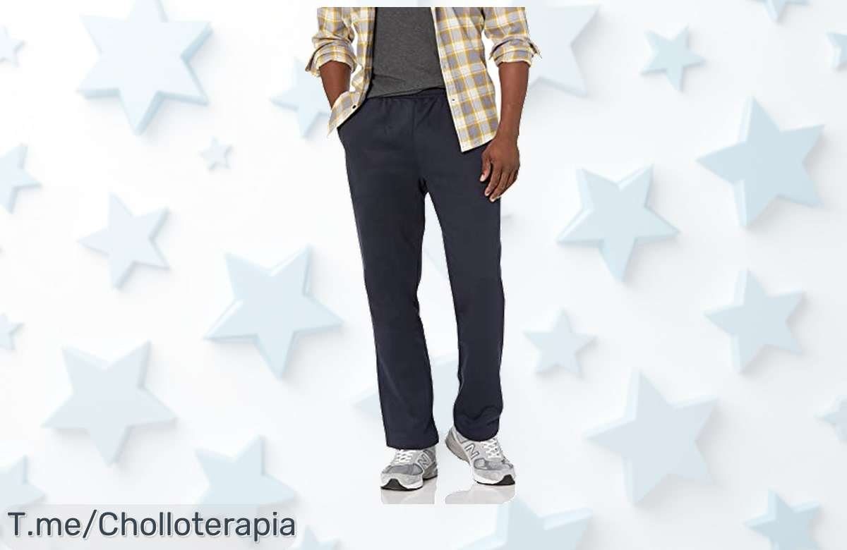 Pantalones Deportivos Amazon Essentials a Precio Loco: Corte Perfecto y Bolsillos para Tu Comodidad. ¡No Te Pierdas Este Ofertón, Compra Ya Antes de Que Se Agoten!