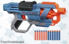 Potencia Tus Batallas Con El Nerf Elite 20 Commander RC6 A Precio Loco, Dispara 6 Dardos A La Vez Y Diviértete Sin Parar ¡Compra Ya Antes Que Se Agote!