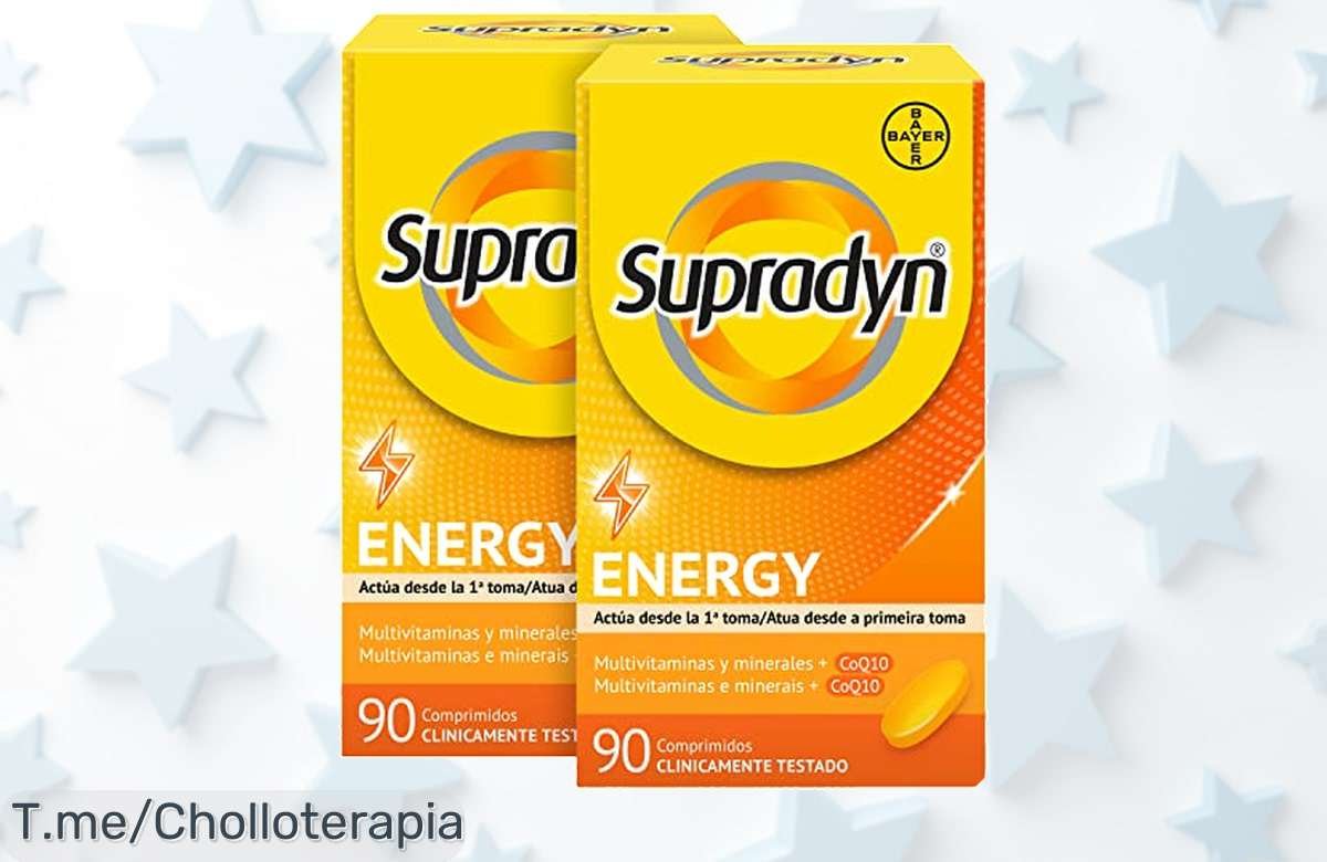 Potencia tu energía y salud con Supradyn Multivitaminas: ¡Super chollo de 180 comprimidos a un precio loco! Aprovecha esta oferta limitada, siente la vitalidad ahora.
