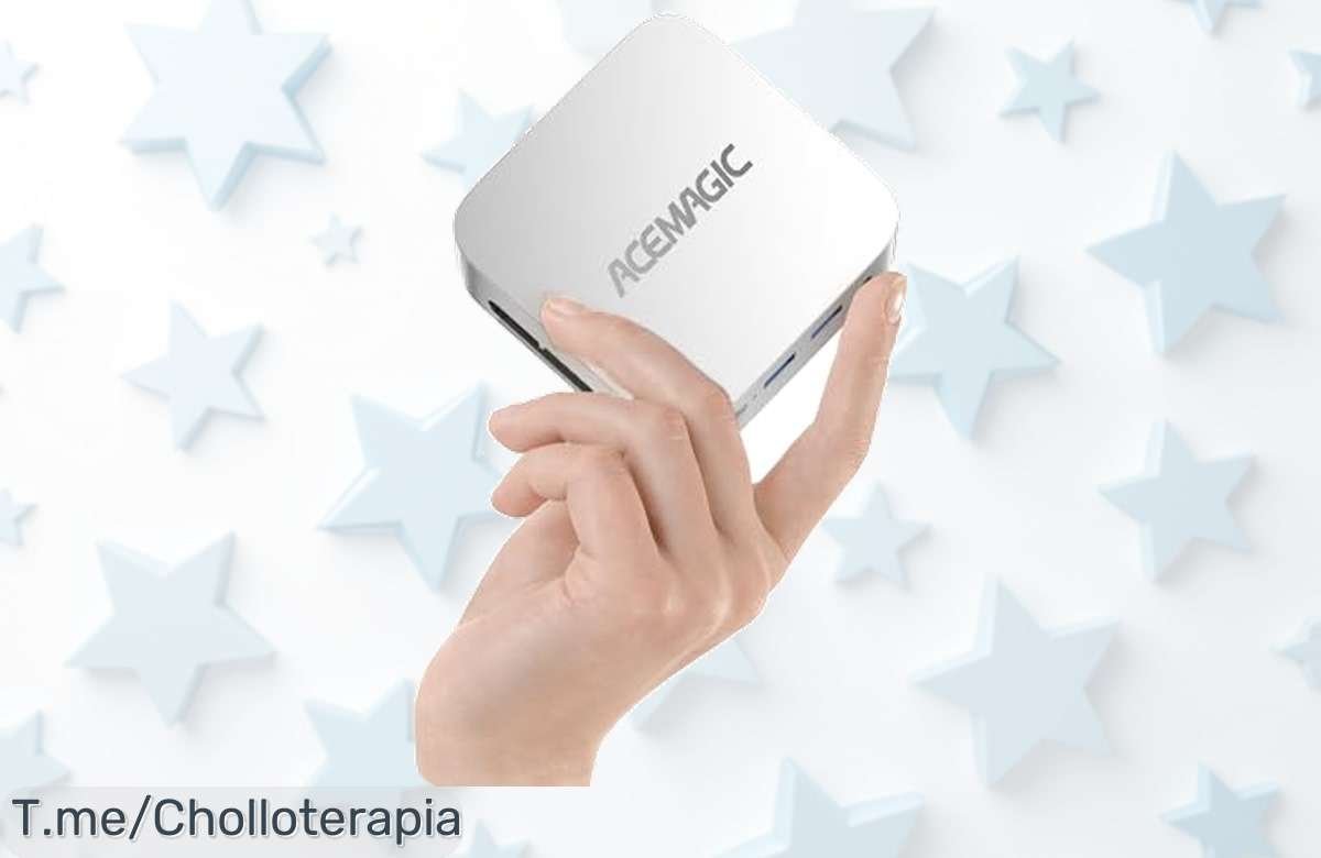 Potencia tu espacio con el ACEMAGIC Mini PC: gráficos 4K UHD y diseño compacto en un ofertón que no verás de nuevo. ¡Hazlo tuyo antes de que se agote!