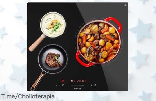 Potencia y diversión en la cocina con la Cecotec Placa de Inducción Bolero Squad 3001 a un precio loco: disfruta cada comida como nunca antes, ¡aprovecha esta oferta limitada ya!