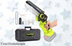 Potente Mini Motosierra Con Motor Sin Escobillas ¡Super Chollo Para Cortar Madera Fácilmente! Aprovecha Este Ofertón Antes De Que Se Acaben Las Unidades Limitadas