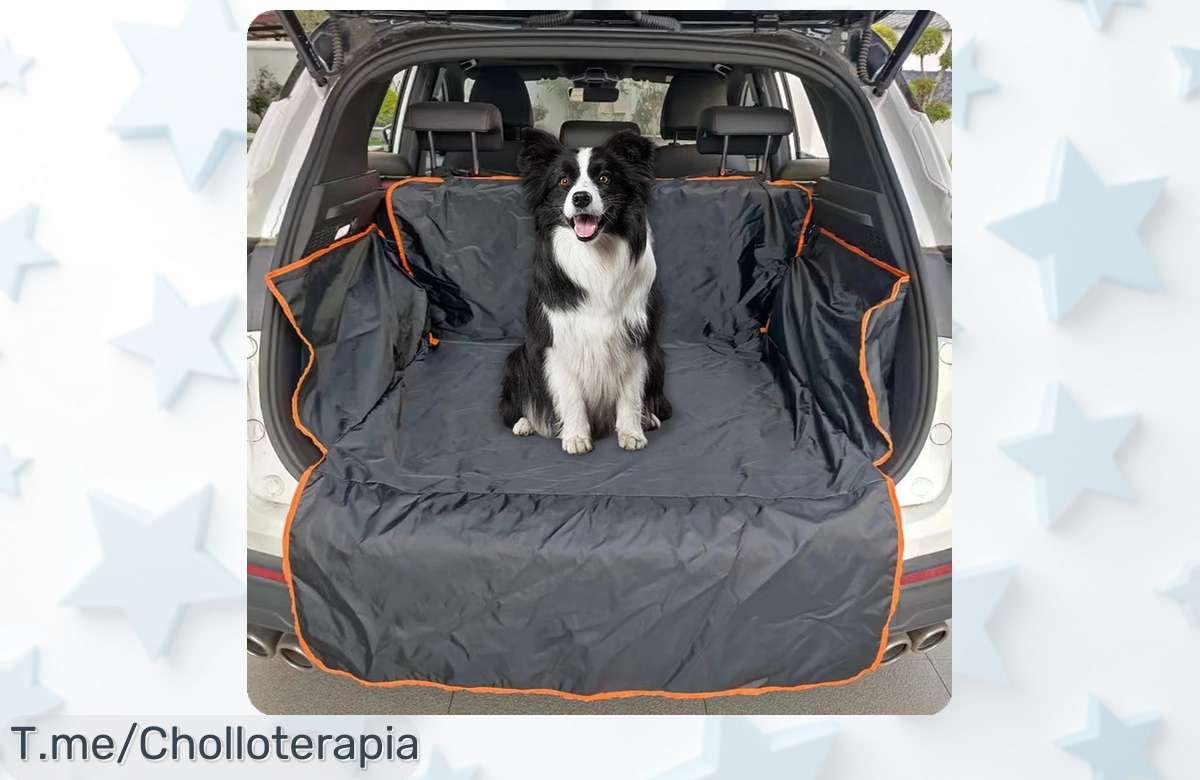 Protege tu SUV y a tu perro con la mejor cubierta impermeable de precio loco, fácil de limpiar y ¡disfruta aventuras sin preocupaciones! Aprovecha el ofertón ahora mismo.