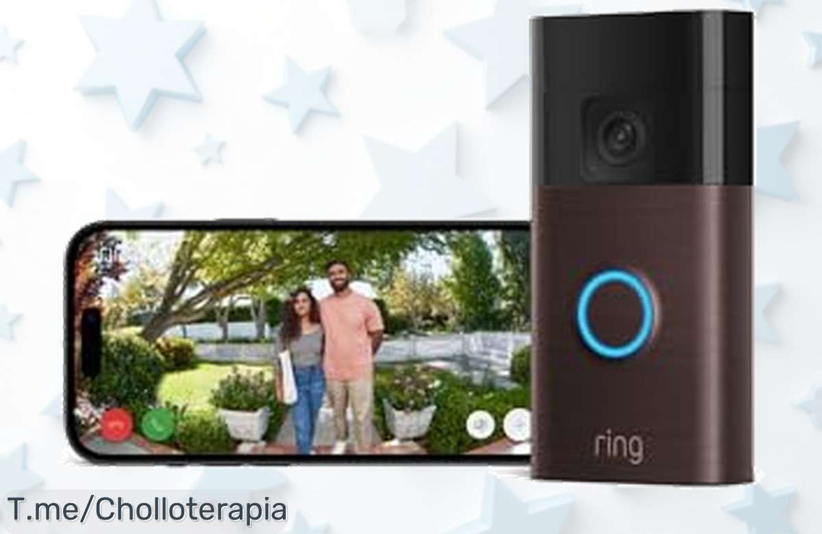 Protege tu hogar con el Ring Video Doorbell y vigilancia HD, aprovecha este super chollo con 30 días gratis de Ring Protect, ¡actúa ya antes que se acabe!