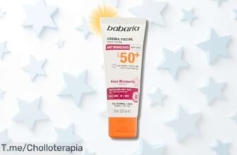 Protege tu piel con Babaria: Crema Solar Facial 50 Rosa Mosqueta, hidratación y manchas fuera en un super chollo que no puedes dejar pasar, ¡compra ya antes de que se agote!