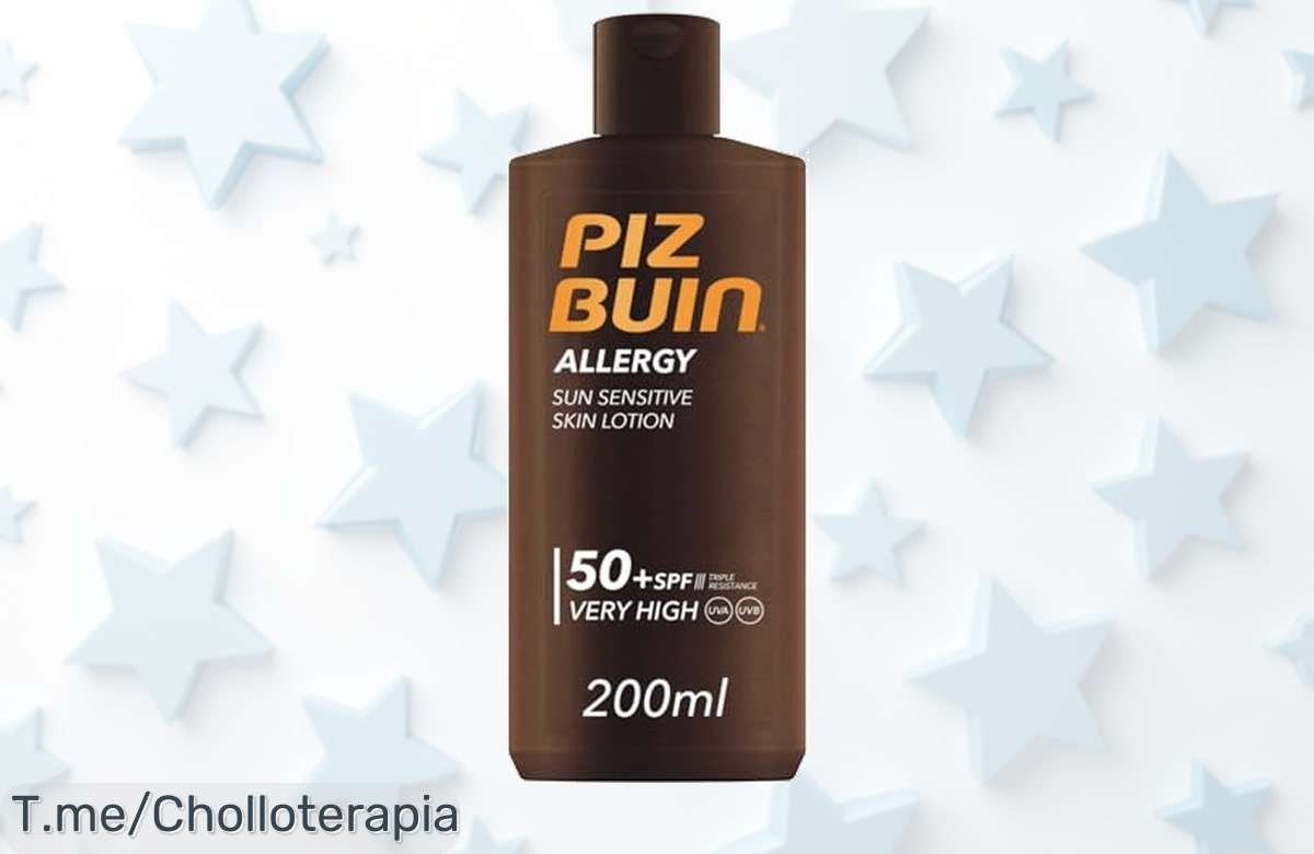 Protege tu piel sensible con PIZ BUIN FPS 50 a un precio loco, hidratante y calmante. No dejes pasar este ofertón exclusivo, ¡compra ya antes de que se acabe!