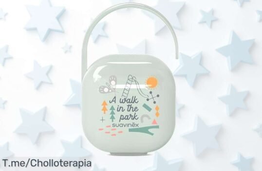 Protege tus chupetes con el Portachupete Suavinex, un super chollo que organiza y cuida No dejes pasar este ofertón único antes de que se agote ¡Compra ya!