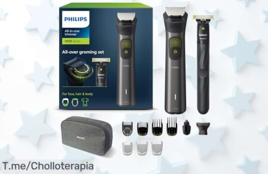 Recortadora Philips Serie 9000: ¡Corte perfecto en 27 longitudes y batería de hasta 120 minutos! Aprovecha este ofertón único, estiliza tu look ahora mismo antes que se agote