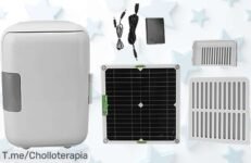 Refrigerador portátil solar a precio loco, frescura en tus aventuras con gran capacidad ¡Aprovecha este ofertón limitado y no te quedes sin el tuyo antes de que vuelen!