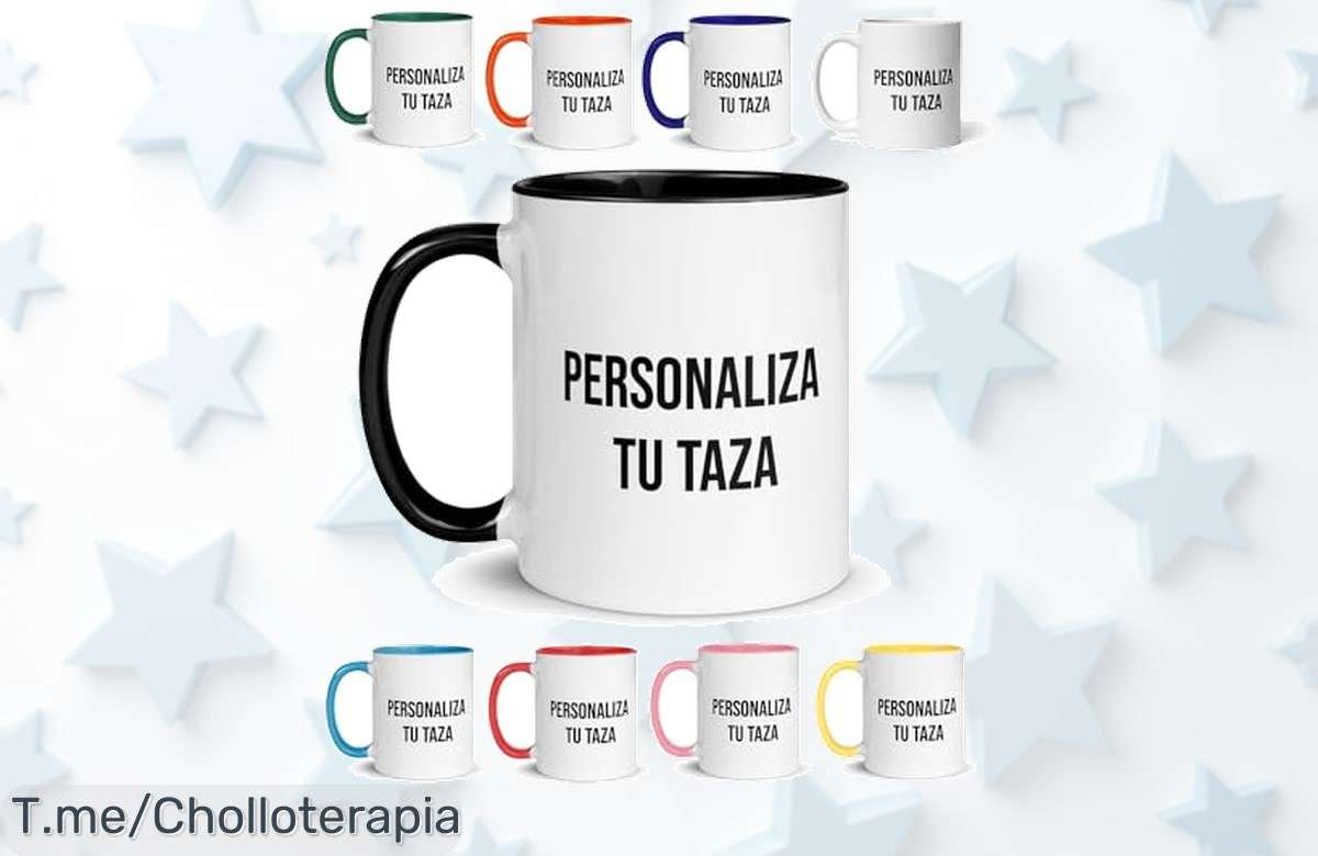 Regala a mamá una taza personalizada y sorpréndela con un diseño único; calidad premium para momentos inolvidables. ¡Aprovecha este ofertón, las unidades vuelan!