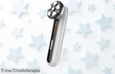 Rejuvenece tu piel al instante con la máquina de microcorriente, un masaje facial y terapia LED que te hará brillar Aprovecha este ofertón antes que sea tarde