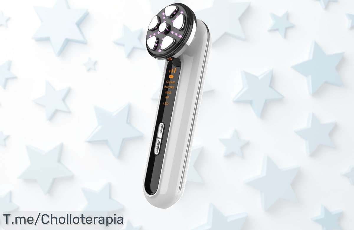 Rejuvenece tu piel al instante con la máquina de microcorriente, un masaje facial y terapia LED que te hará brillar. Aprovecha este ofertón antes que sea tarde.