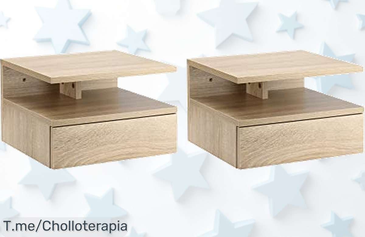 Renueva Tu Habitación Con Mesitas Flotantes A Un Precio Loco, Ahorrarás Espacio Y Tendrás Todo Ordenado. ¡No Dejes Pasar Este Ofertón Antes Que Se Agoten!