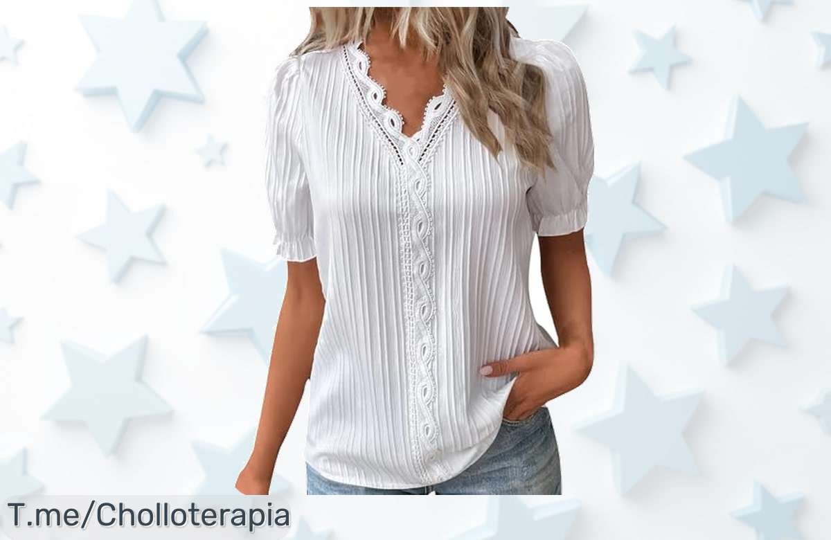 Renueva tu armario con el chaleco de cuello V para mujer en blanco a un precio loco, aprovecha este ofertón y compra ya antes de que se agote ¡Stock limitado!