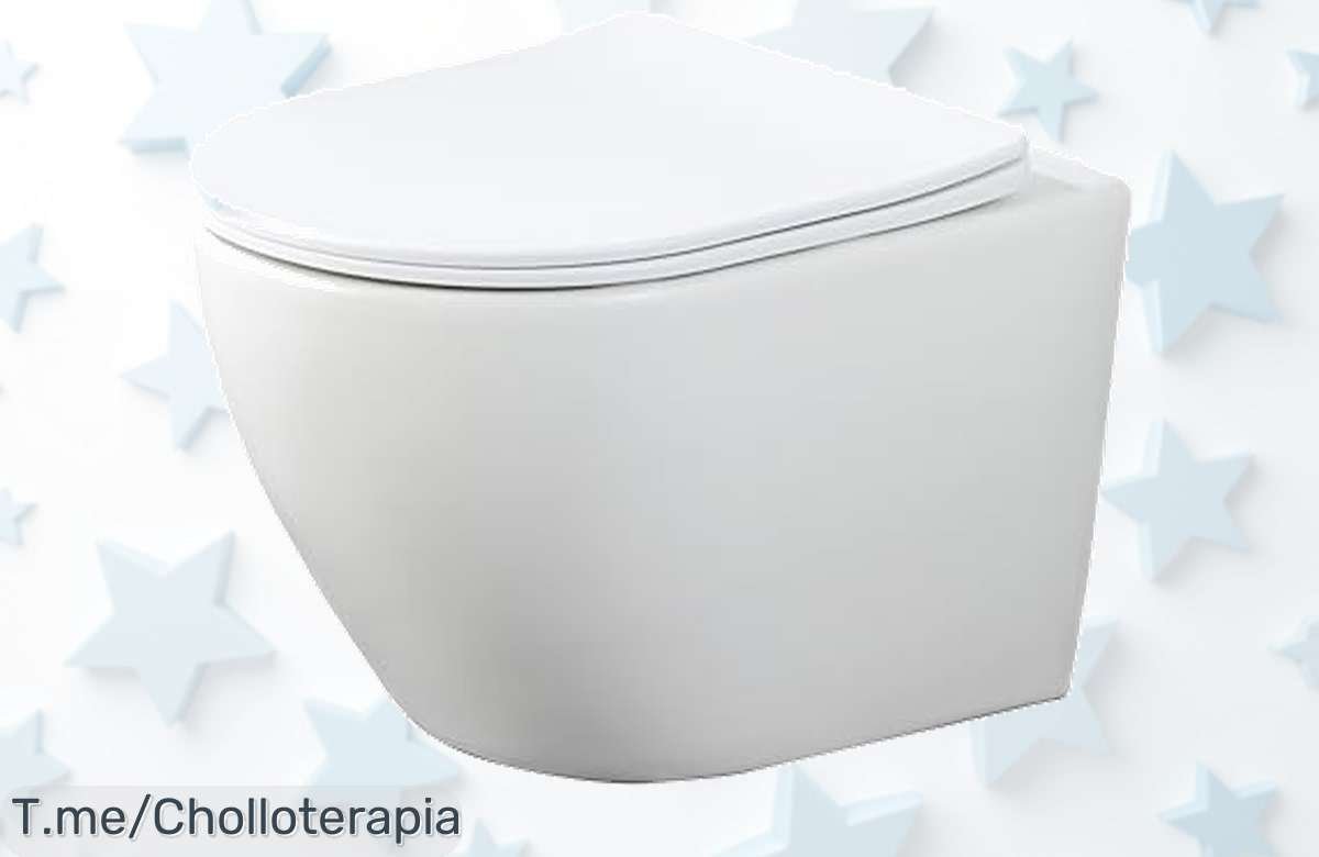 Renueva tu baño con el inodoro Baikal, diseño moderno y elegante, ¡no te pierdas este chollazo exclusivo! Aprovecha la oferta antes de que se agote, compra ya.