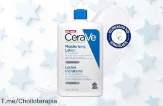 Repara tu piel con la loción hidratante CeraVe a un precio loco: Hidrata intensamente y se absorbe volando ¡No pierdas este ofertón, compra ya antes de que se agote!