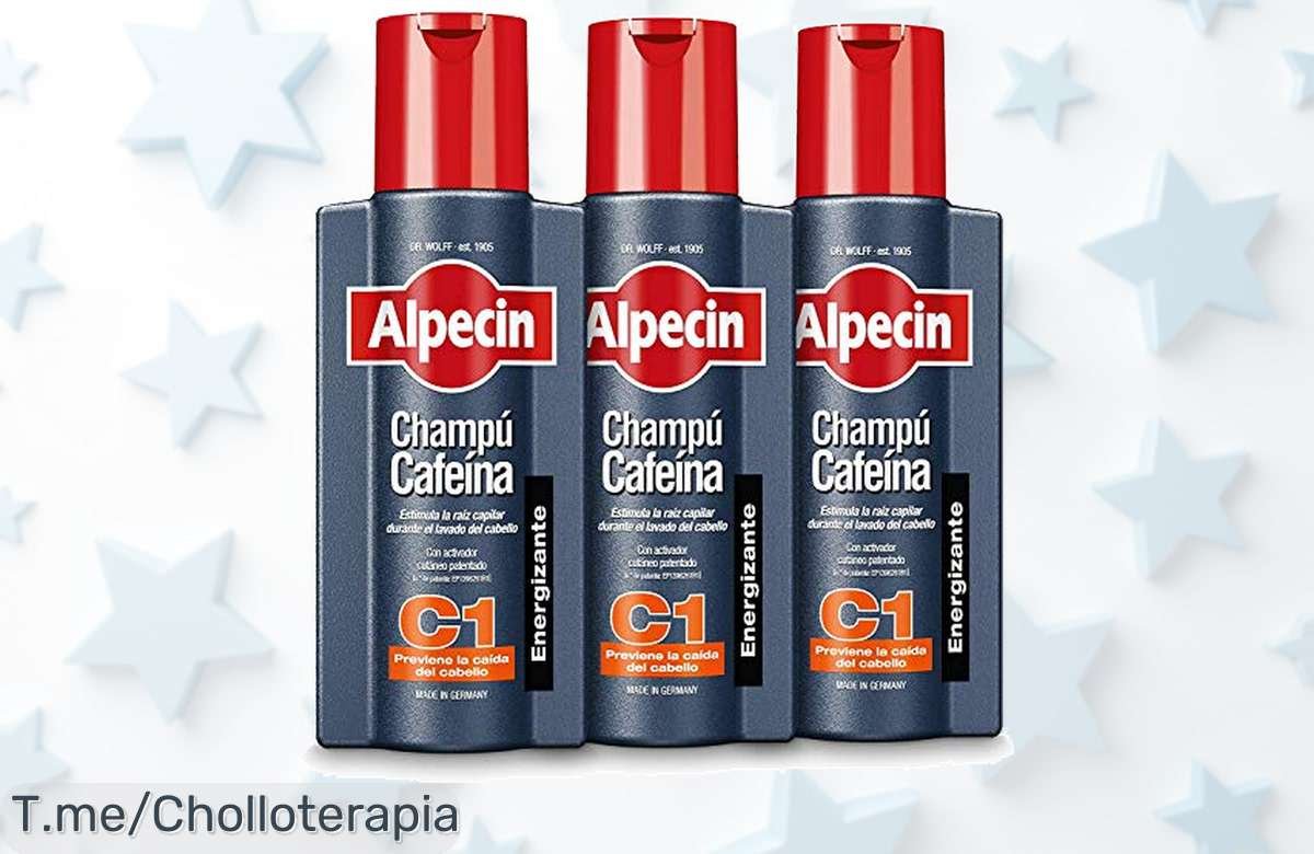 Revitaliza tu cabello en 120 segundos con Alpecin Caffeine Shampoo, un super chollo que fortalece y da vida a tu pelo. ¡Compra ahora antes de que se agote!