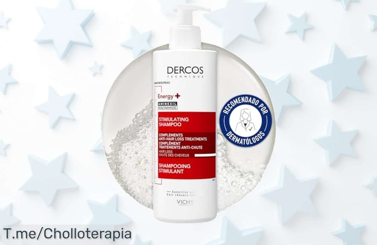 Revitaliza tu cabello hoy con Vichy Dercos, el champú anticaída que transforma tu cuero cabelludo. ¡Aprovecha este super chollo antes de que se agote!