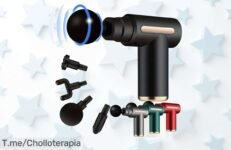 Revitaliza tu cuerpo con la pistola de fascia: masajeador eléctrico a precio loco, libera tensiones y recupera energía ¡Hazlo tuyo ahora antes que se agote!