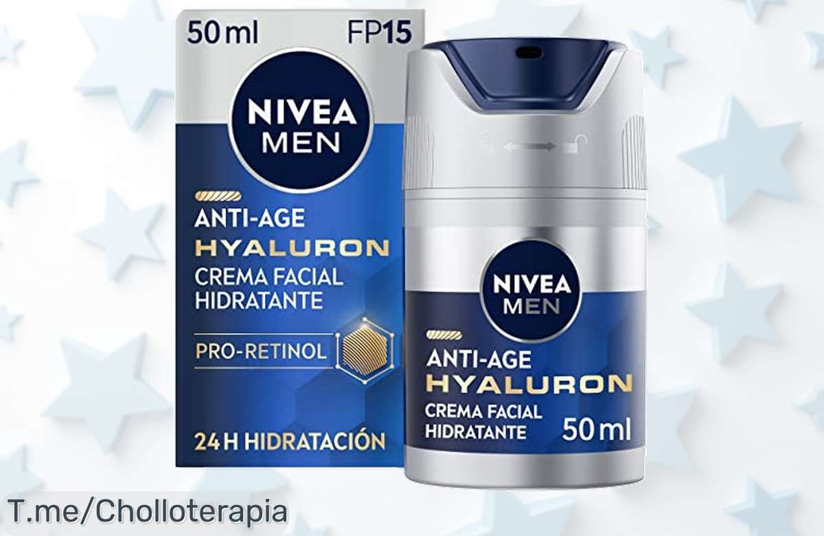 Revitaliza tu piel con NIVEA MEN a un precio loco: Hidratación intensa y adiós al envejecimiento, ¡no dejes pasar este super chollo, compra ya antes que se agote!