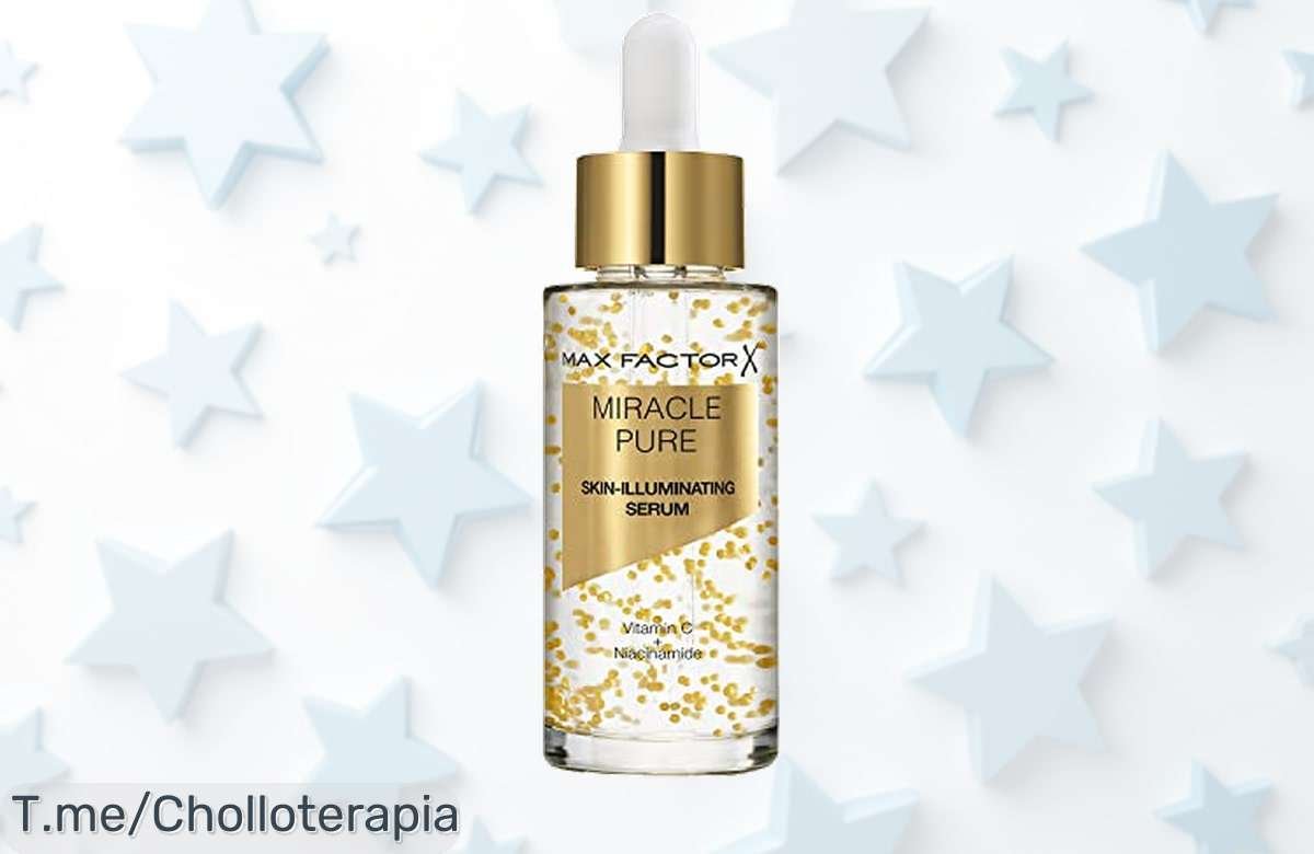 Revive tu piel apagada con el super chollo Max Factor Miracle Pure Serum, ilumina y hidrata a múltiples niveles. ¡Compra ahora antes de que se agote esta oferta irresistible!