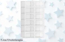 Revoluciona tu closet con cajas apilables y transparentes, olvídate del desorden ¡Aprovecha este ofertón limitado y organiza tus zapatos al instante!