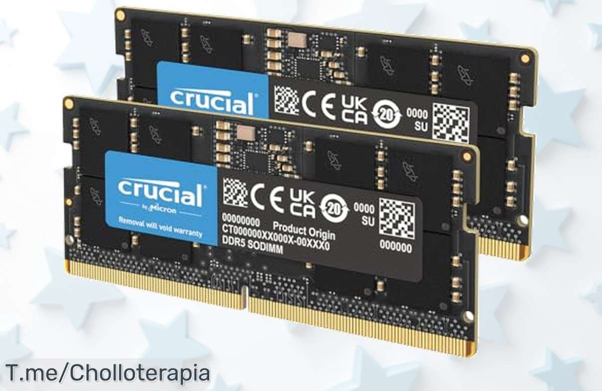 Revoluciona tu juego y trabajo con 64GB de Memoria RAM a velocidad luz, siente la fluidez impresionante al instante. Aprovecha este super chollo antes que desaparezca ¡Actúa ya!