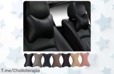 Revoluciona tus viajes con las almohadas de cuello en piel sintética, cómodas y fáciles de limpiar Super chollo limitado, ¡compra ahora antes que se agoten!