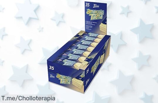 Saborea la felicidad con las Barritas Tirma Ambrosía Cubiertas de Chocolate Blanco, un ofertón que no puedes dejar pasar ¡Llévate tu super chollo antes que se agoten!