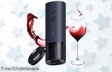 Sacacorchos eléctrico a precio loco: abre tus vinos en solo 10 segundos y sorprende a todos en tu fiesta Aprovecha el ofertón antes de que se acabe, ¡compra ya!