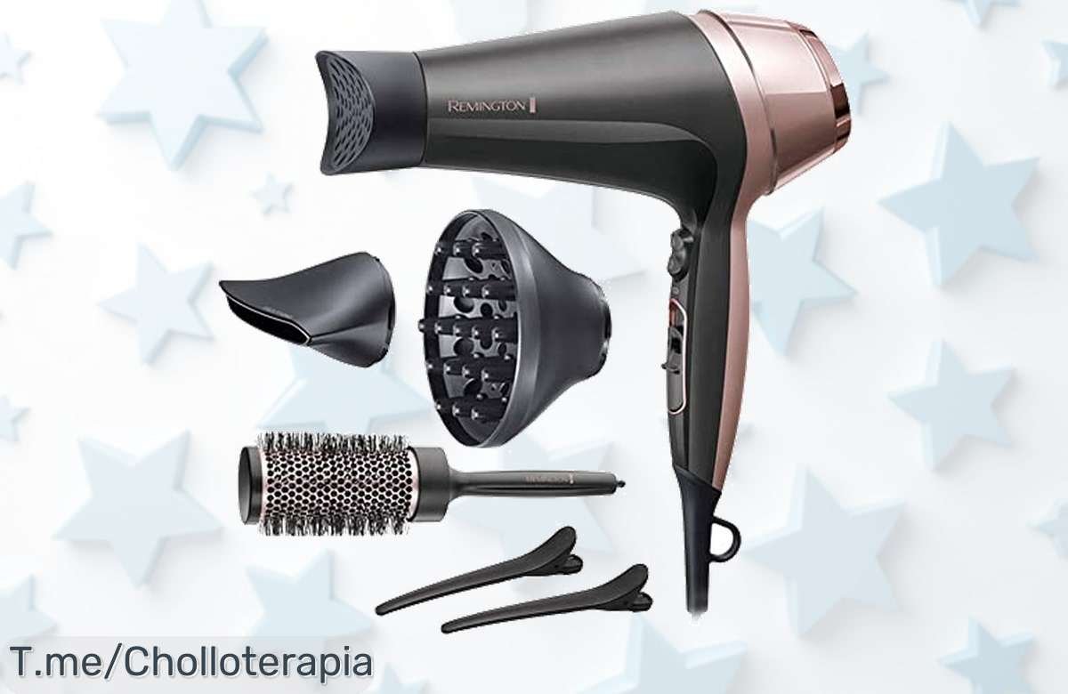 Secador Remington Curl & Straight Confidence a precio loco: potencia de 2200 W y estilo 2 en 1, ¡transforma tu cabello hoy! Oferta limitada, no la dejes escapar.