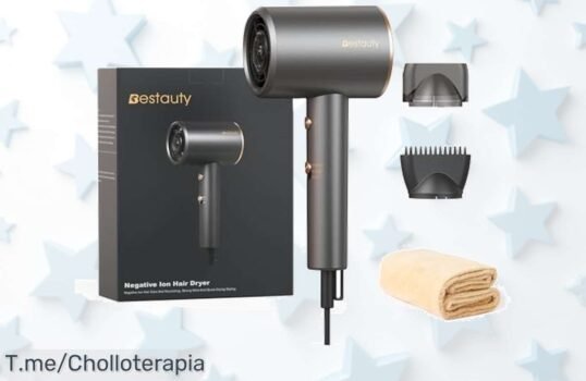 Secador de pelo mejor valorado a precio loco, secado rápido y estilo perfecto en un instante ¡Aprovecha este ofertón antes que se agote y haz tu pedido ya!