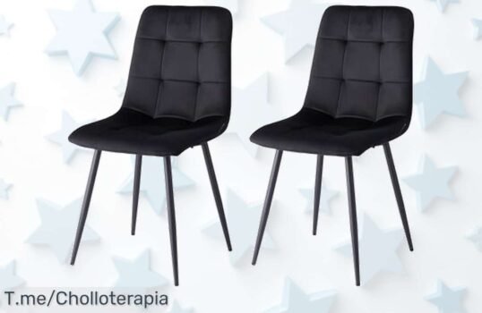 Sillas de Comedor Elegantes a Precio Loco: Fáciles de Armar y Con Estilo Único ¡Aprovecha Este Ofertón Antes Que Se Agoten!