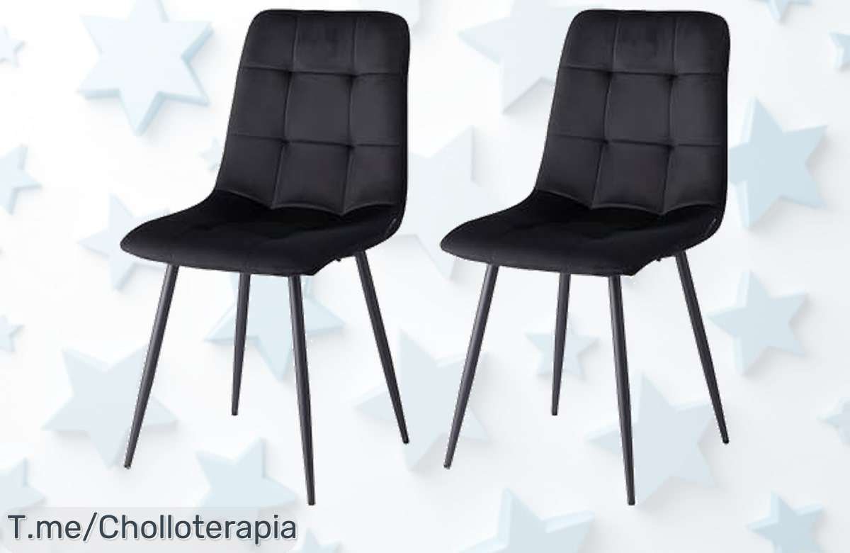 Sillas de Comedor Elegantes a Precio Loco: Fáciles de Armar y Con Estilo Único. ¡Aprovecha Este Ofertón Antes Que Se Agoten!