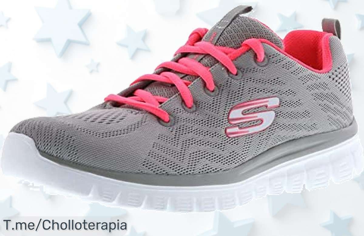 Skechers Graceful: El super chollo que desafía la gravedad con acolchado viscoelástico y suela ligera. ¡No dejes escapar este ofertón, compra ahora antes que se agoten!