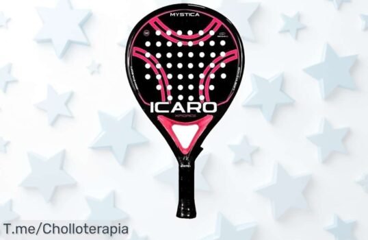 Sorpréndete con la pala de pádel Mystica Icaro Rosa, diseño espectacular y rendimiento asombroso que te hará brillar No dejes pasar este ofertón, ¡compra ahora!