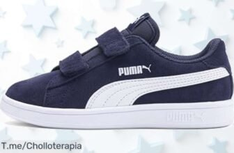 Sube al juego con las PUMA Smash V2: estilo sport chic y suela que no deja huellas, ¡super chollo disponible solo por tiempo limitado! ¡Consigue tu par antes de que vuelen!