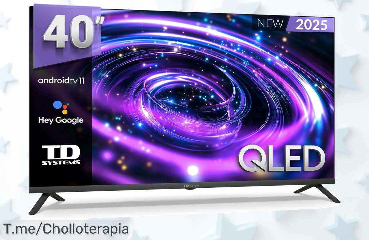 Televisor Smart TV QLED 40 con control por voz a precio loco, oferta limitada que no puedes dejar pasar. ¡Hazlo tuyo ya y disfruta de tus series favoritas!